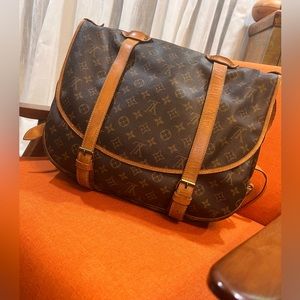 Auth Louis Vuitton Vintage Monogram Saumur 40 shoulder Bag 0H270020n
